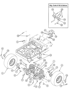 Part Location Diagram of 711-04232 MTD Brace-transaxle